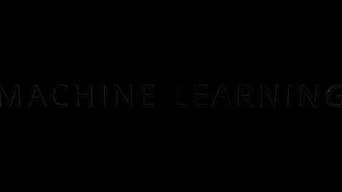 Exploring machine learning concepts ai technology graphics and text innovations Stock Footage 319530244