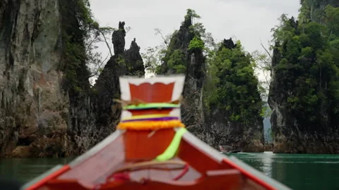 Exploring Majestic Limestone Peaks Surrounded by Lush Greenery from a Stock Footage 310167150