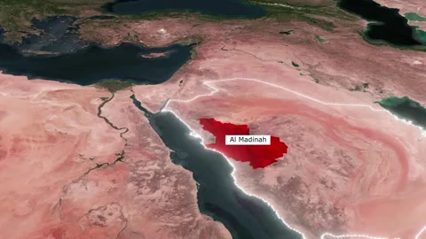 Exploring Medina A Complete Map Tour of the Holy City Video stock 310487644