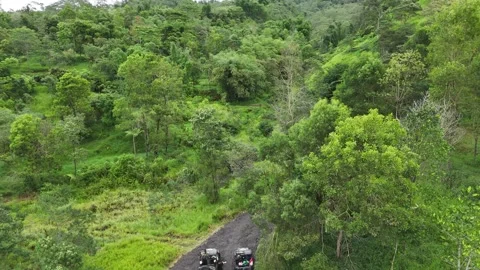 Exploring Merapi mt Jeep Adventure in Merapi mountain Video stock 332533356