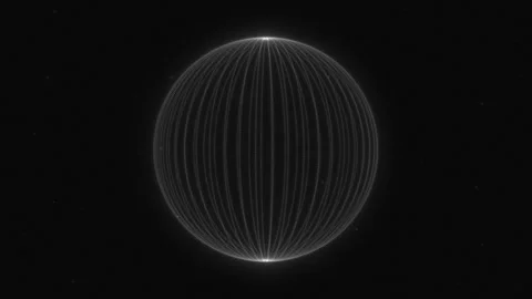 Exploring the mesmerizing patterns of space in a captivating animation Stock Footage 300270959