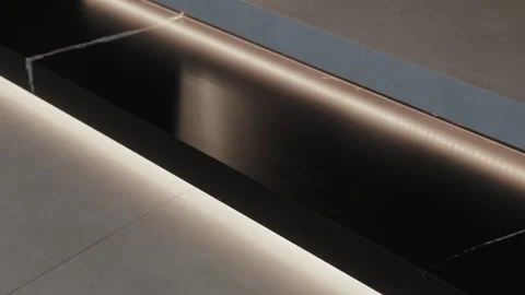 Exploring Modern Interior Design Concepts Featuring Elegant and Stylish Lighting Stock Footage 283636114