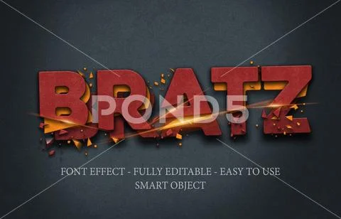 Exploring Modern Text Effects PSD-sjabloon