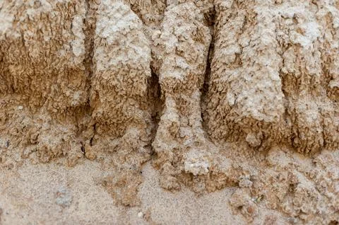 Exploring natural erosion patterns desert landscape close-up dry environment 스톡 사진