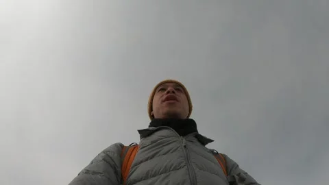 Exploring the Outdoors: A Winter Adventure Stock Footage 314616238