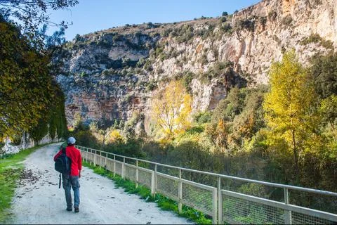 Exploring Pantalica Stock Photos
