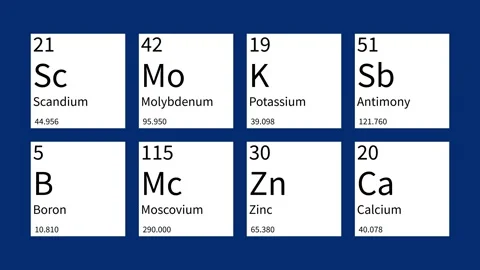 Exploring the Periodic Table Stock Footage 276188985