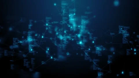 Exploring the Power of Big Data Global Cloud Computing IoT and AI Networks Stock Footage 245321086