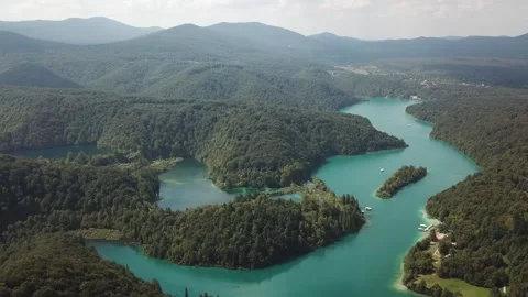 Exploring the Pristine Beauty of Plitvice Lakes National Park Video stock 304319493