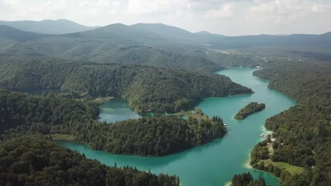 Exploring the Pristine Beauty of Plitvice Lakes National Park Stock Footage 304319495