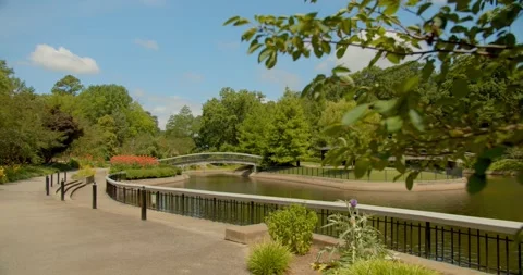 Exploring Pullen Park, Raleigh North Carolina Vídeo Stock 141605910