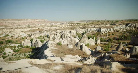Exploring Rose Valley in Cappadocia Stock Footage 252008319