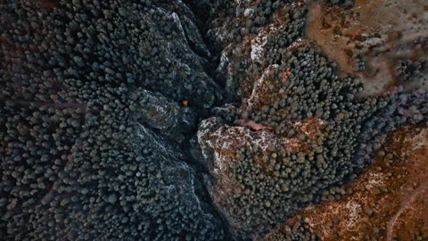 Exploring the rugged landscape of the Pyrenees in Spain Stock Footage 300388787