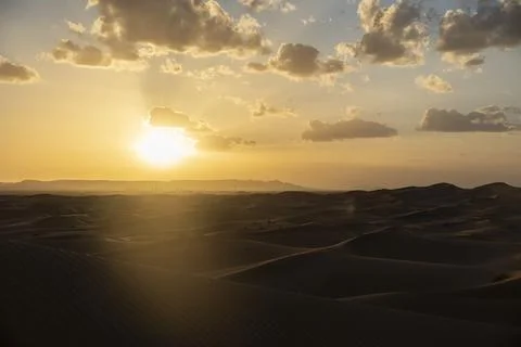 Exploring the Saraha desert in Morocco Stock Photos