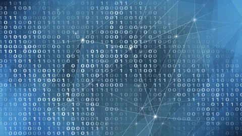 Exploring secrets unraveling mysteries of binary code. Cracking code unveiling Video stock 252853808