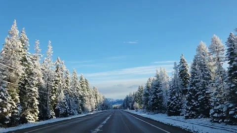 Exploring the Snowy Mountains Stock Footage 273630663