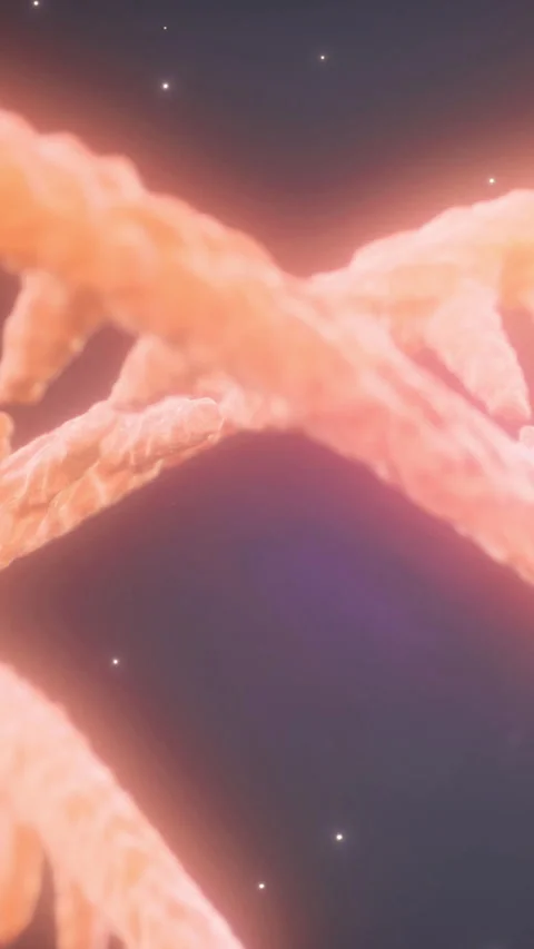 Exploring the structure and function of DNA in a vibrant setting Stock Footage 336173706