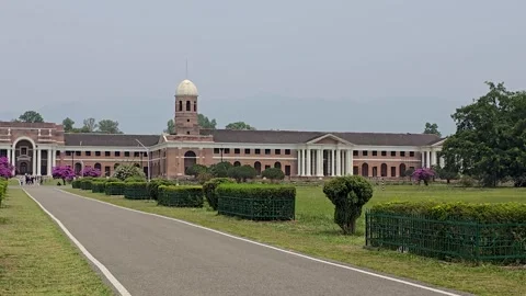 Exploring the Stunning Campus Views of FRI Dehradun Stock Footage 313562875