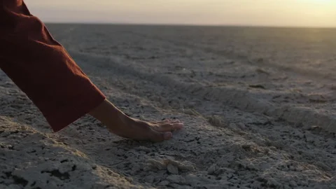 Exploring the stunning salt flats on a memorable road trip adventure Stock Footage 312659950