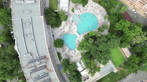 Exploring Sunny Beach: Drone Perspectives of Bulgaria Stock Footage 302642834