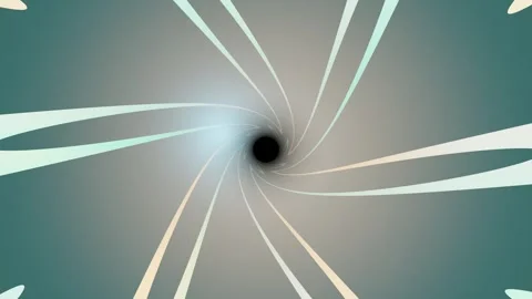 Exploring a swirling vortex with smooth lines in motion Stock Footage 337410954