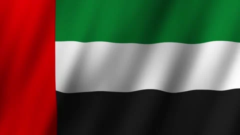 Exploring the symbolism and history of the flag of United Arab Emirates Video stock 304566367