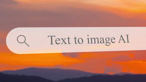 Exploring text to image AI concepts with search inquiries in nature Vidéo 330421097
