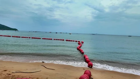 Exploring Tranquil Beaches in Thailand With Calm Waters and Scenic Views Stock Footage 280329273