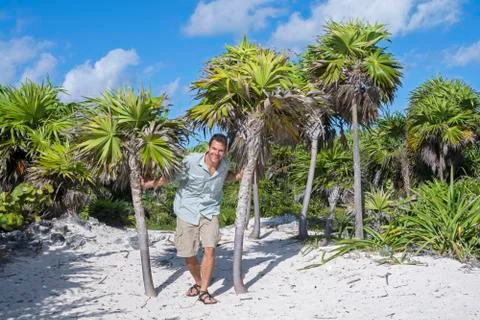 Exploring the tropics 스톡 사진