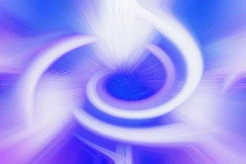 Exploring the twilight radiance through an abstract light circle amidst a f.. Stock Illustration