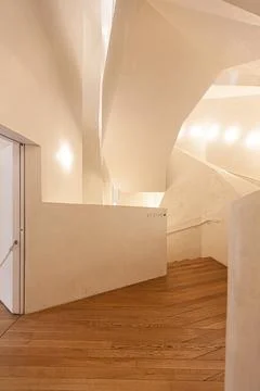 Exploring the unique interior design of Casa Vicens by Gaudi in Barcelona S.. Stock Photos