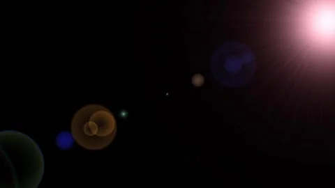 Exploring vibrant abstract visuals in a dark space Video stock 320407618