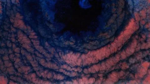 Exploring the vibrant patterns of alcohol ink mixing in abstract art Stock Photos