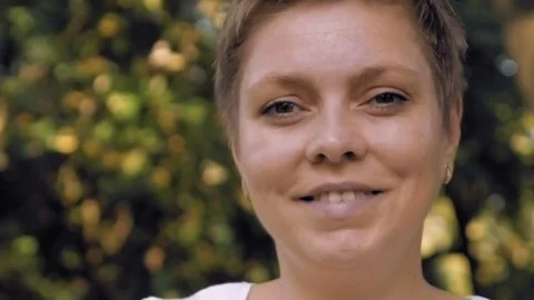 Exploring virtual reality in cardboard VR glasses Stock Footage 70007842