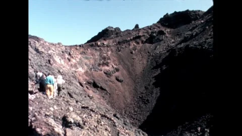 Exploring Volcanic Area Video stock 278331941