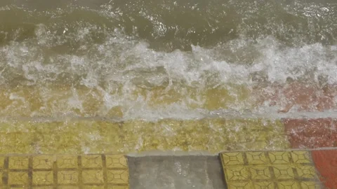 Exploring the Waves - A Journey Through the Ocean's Charm Video stock 324060479