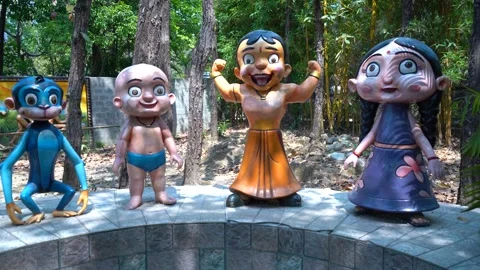 Exploring the World of Chhota Bheem: Character Guide Stock Footage 313566549