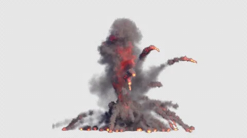 Explosion 03 01 Stock Footage 297413588