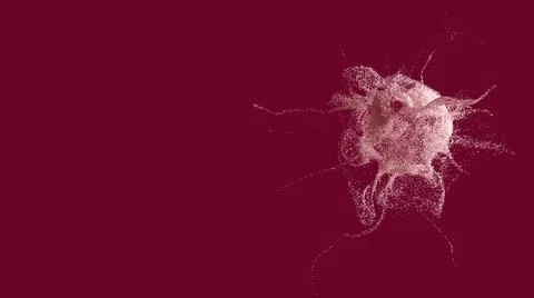 Explosion - 3D rendering. Abstract illustration, computer generated image (CG 스톡 일러스트