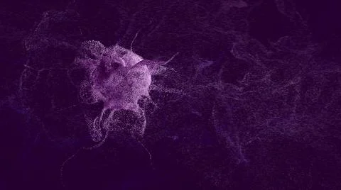 Explosion - 3D rendering. Abstract illustration, computer generated image (CG Illustrazione stock