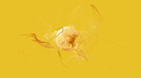 Explosion - 3D rendering. Abstract illustration, computer generated image (CG Illustrazione stock