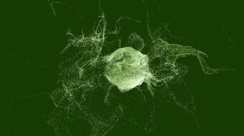 Explosion - 3D rendering. Abstract illustration, computer generated image (CG Illustrazione stock