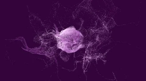 Explosion - 3D rendering. Abstract illustration, computer generated image (CG 스톡 일러스트