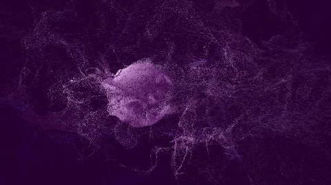 Explosion - 3D rendering. Abstract illustration, computer generated image (CG Illustrazione stock