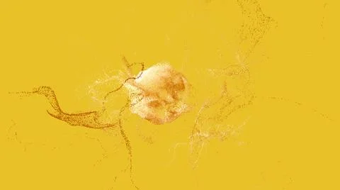 Explosion - 3D rendering. Abstract illustration, computer generated image (CG Stock Illustration