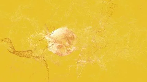 Explosion - 3D rendering. Abstract illustration, computer generated image (CG Illustrazione stock