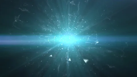 Explosion 4Colors alpha Stock Footage 87367193