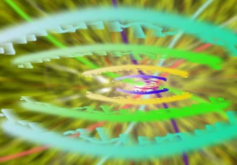 Explosion of abstract background Stock Illustration