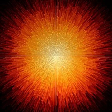 Explosion abstract background Stock Illustration