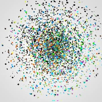 Explosion abstract Stock Illustration